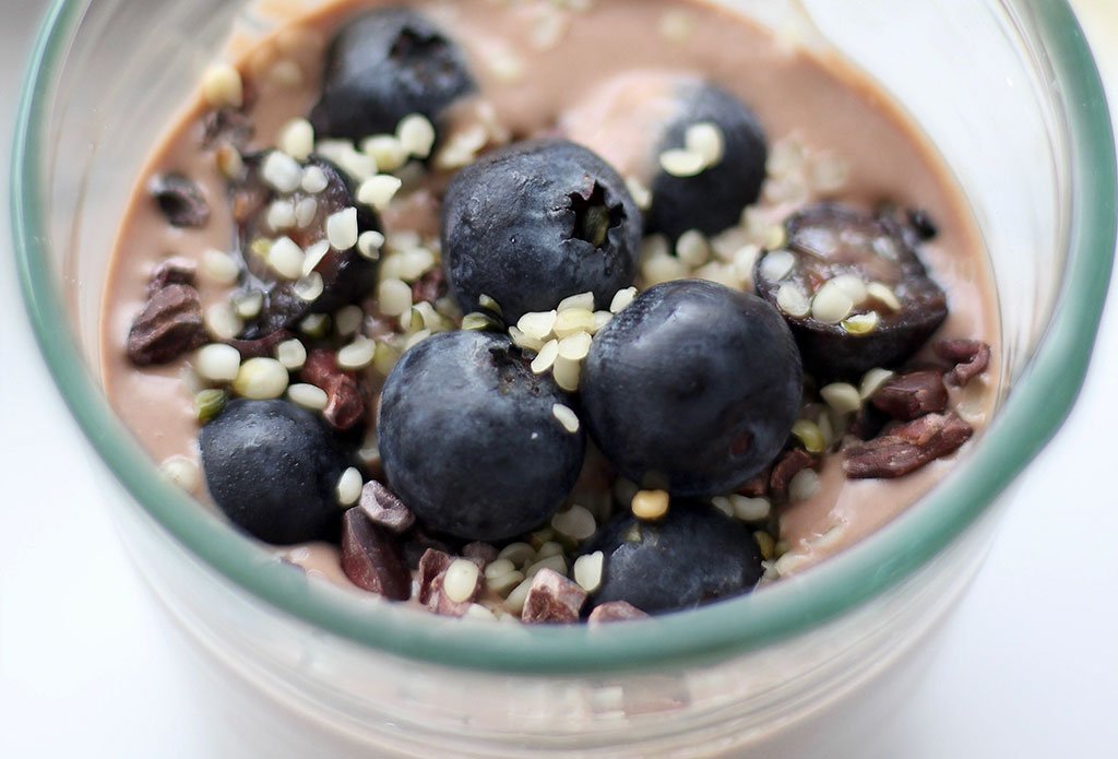 Vegan Chocolate Protein Mousse
