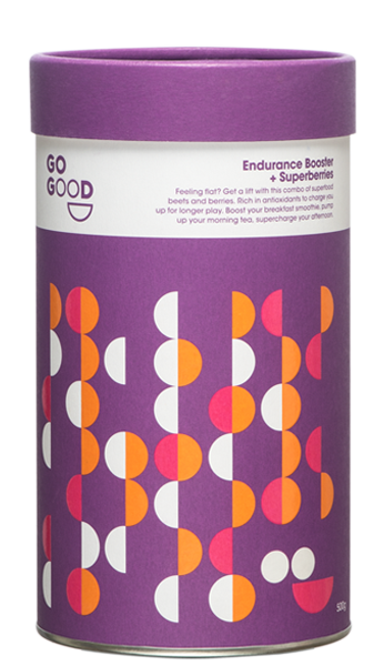 Go Good Superberries Endurance Smoothie Booster - 500g Canister.