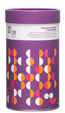 Go Good Superberries Endurance Smoothie Booster - 500g Canister.
