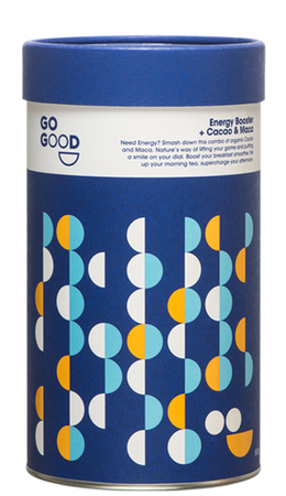 Go Good Cacao & Maca Energy Smoothie Booster - 500g Canister.