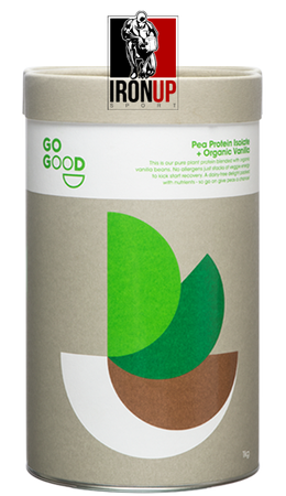 Iron Up Protein & Shaker Pack - Organic Vanilla Pea Protein.